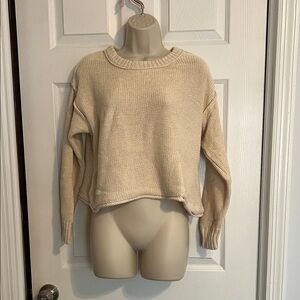 American eagle Cream Women's Sweater sz xs